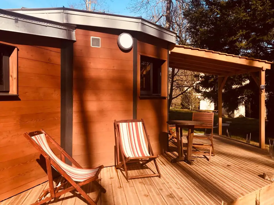 Ecolodge avec terrasse Ariège